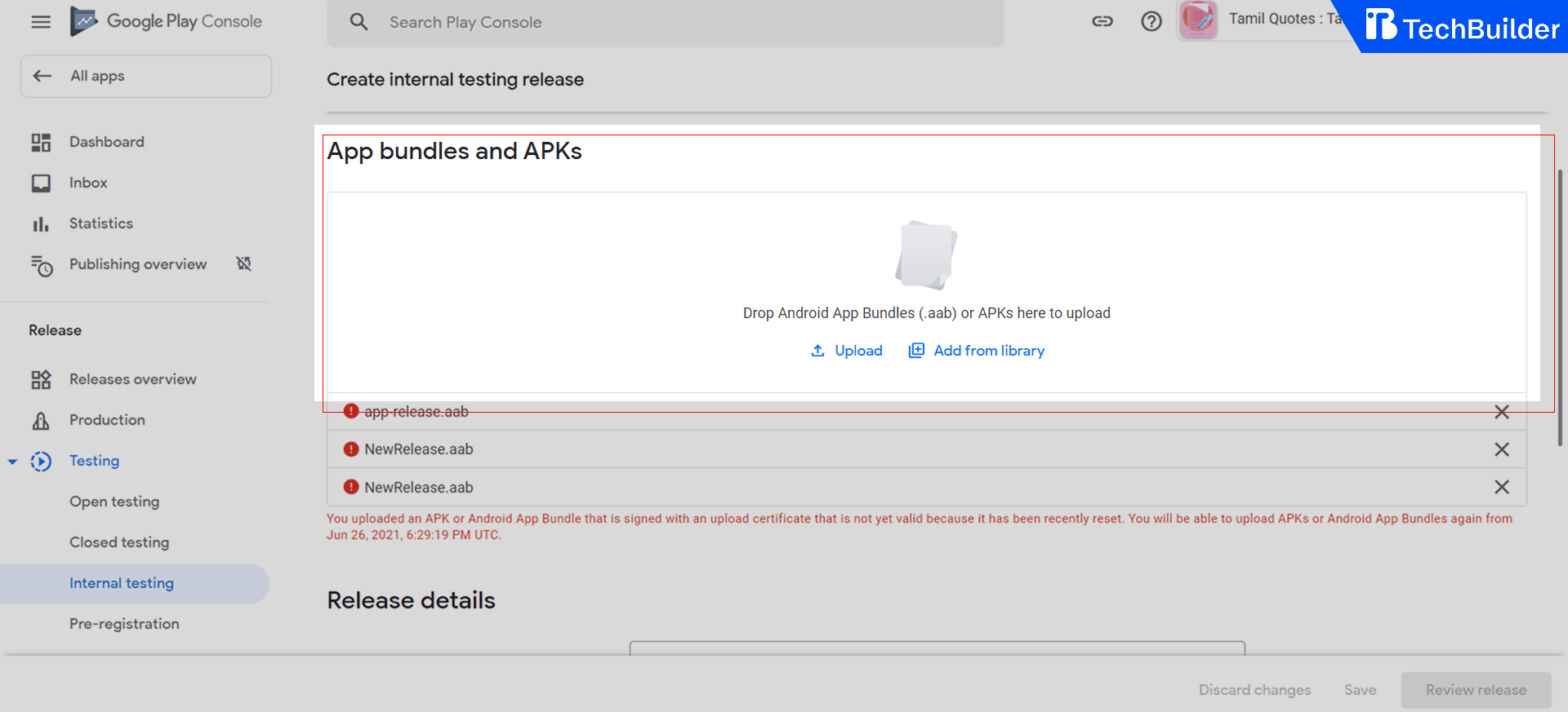 How To Upload An App To The Google Play Store - Step 7