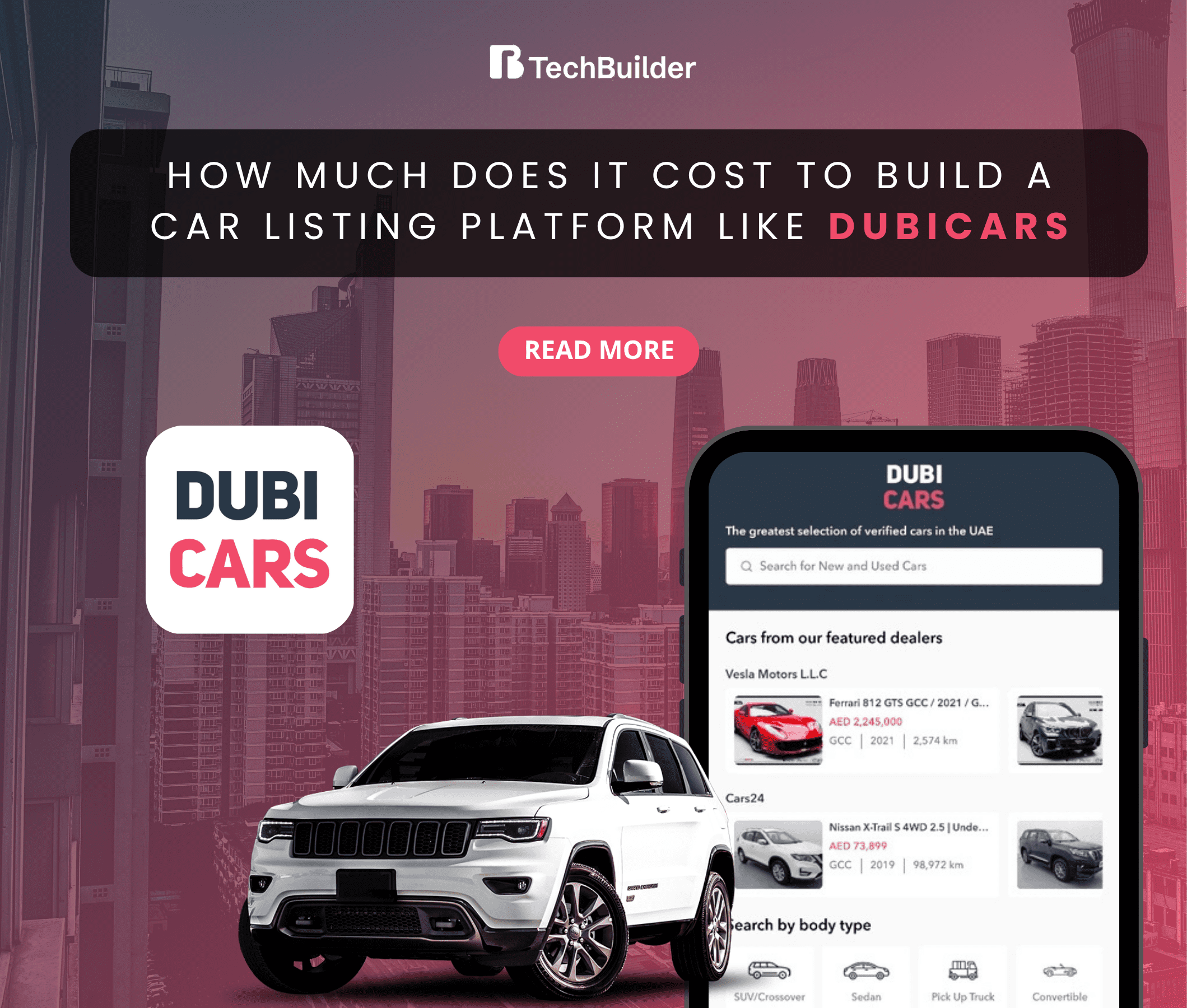 How Much Does It Cost to Build a Car Listing Platform Like DubiCars