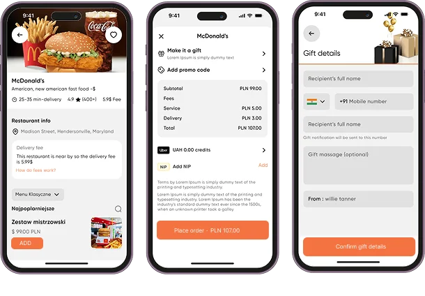 Just Eat Clone App Screen 1