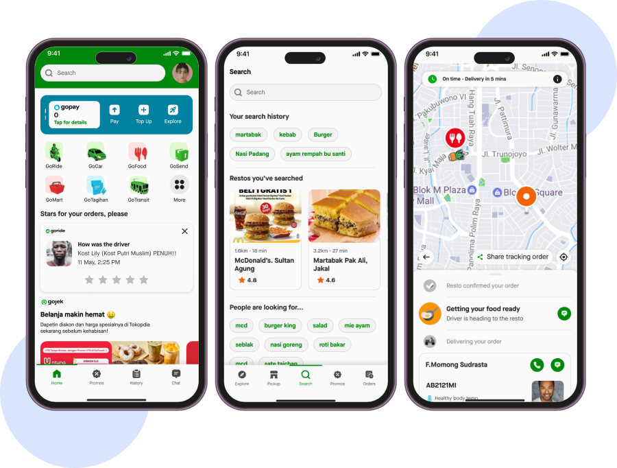 Gojek Clone App Screen 1