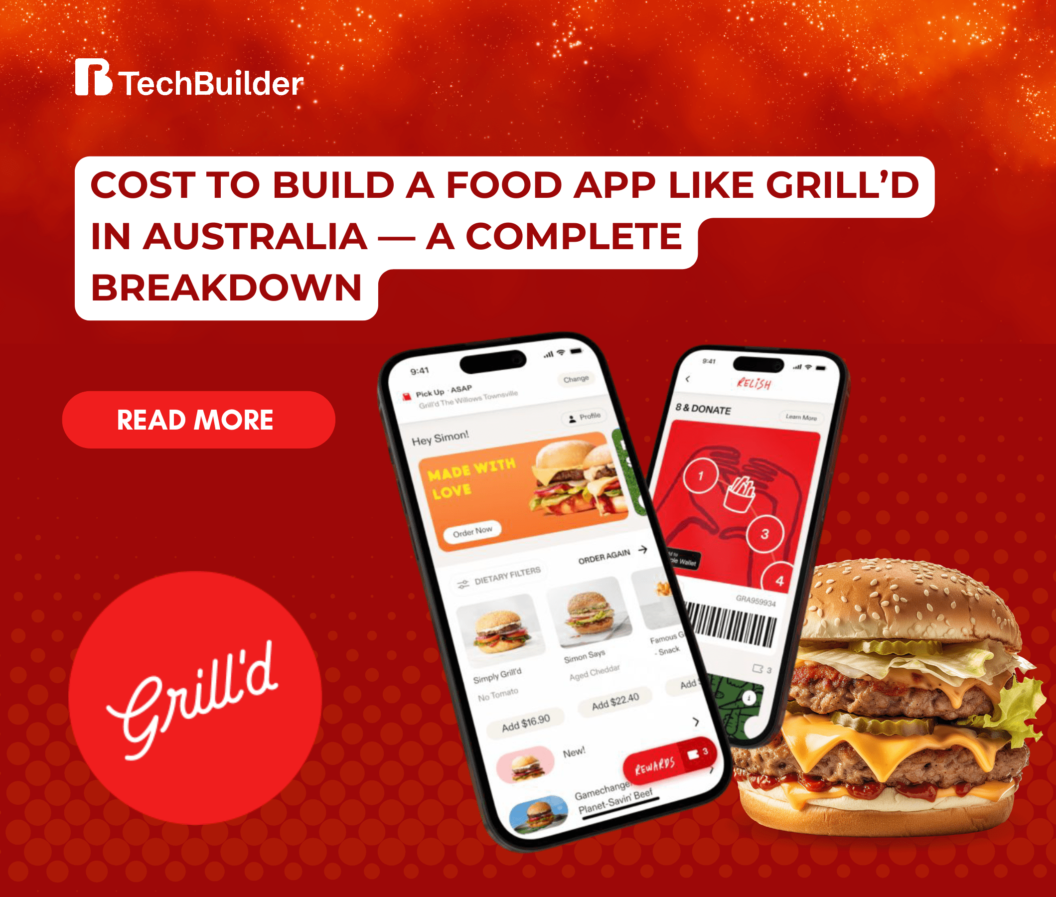 Cost to Build a Food App Like Grill’d in Australia — A Complete Breakdown